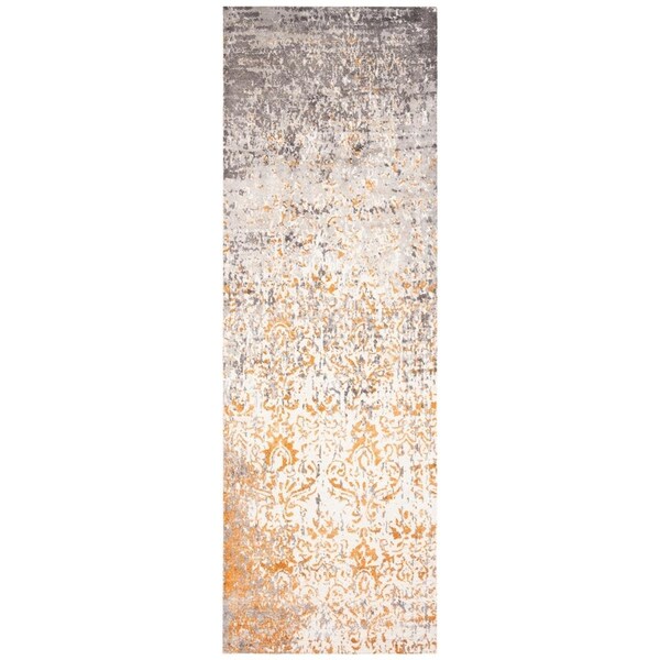 Safavieh Expression Hand Tufted Runner Area RugIvory & Rust 2 ft.-6 in. x 8 ft. - EXP477P-28