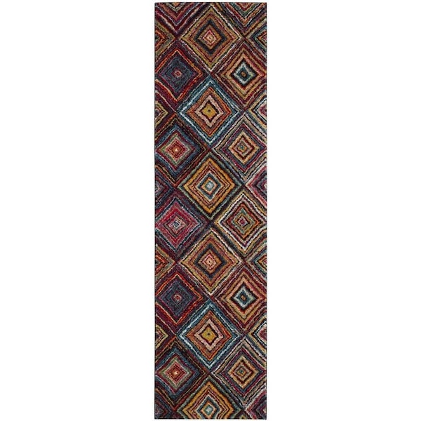 Safavieh Aruba Power Loomed Runner Rug, Multicolor - 2 ft. 3 in. x 8 ft. - ARB501M-28