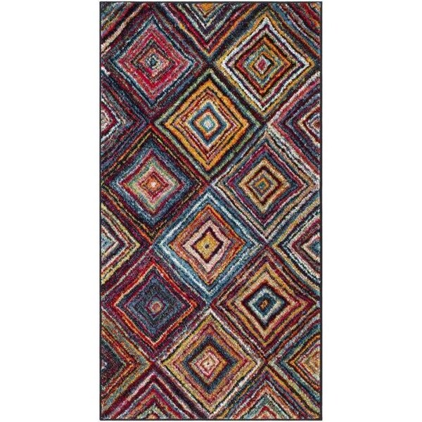 Safavieh Aruba Power Loomed Runner Rug, Multicolor - 2 ft. 3 in. x 8 ft. - ARB501M-28