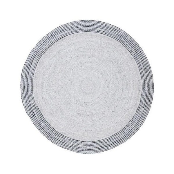 Safavieh 3 x 3 ft. Cape Cod Round Area Rug, Grey & Charcoal - CAP223H-3R