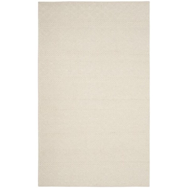 Safavieh 3 x 5 ft. Small Rectangle Vermont Hand Woven Rug, Ivory - VRM211A-3