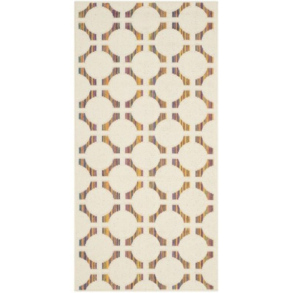 Safavieh Havana Power Loomed Rectangle Rug- Natural - Multi- 2 Ft. 7 In. X 5 Ft. - HAV210A-3