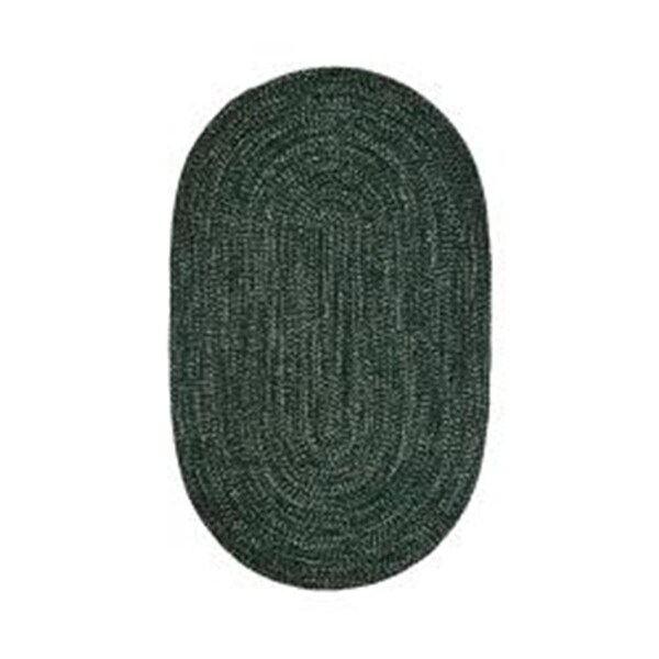 Work-Of-Art 22 x 40 in. Chenille Reversible Rug - Emerald & Diluth Tweed - WO2635548