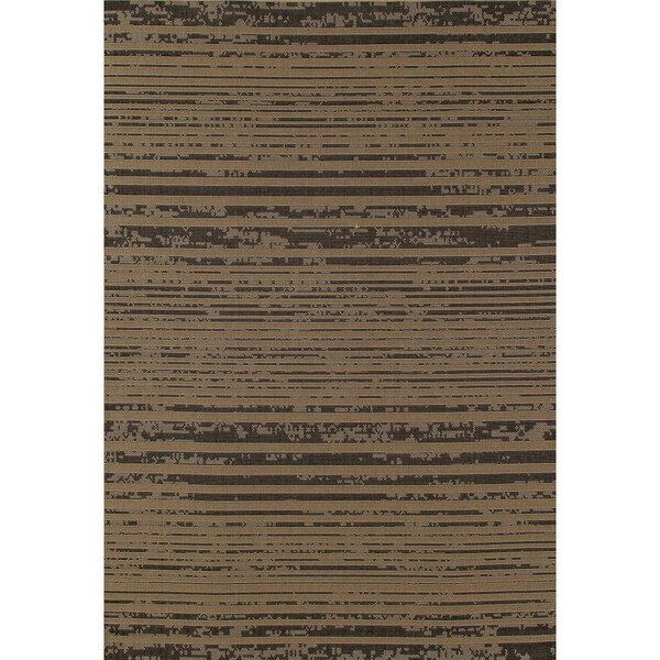 Standalone 4 x 6 ft. Plymouth Collection Complete Flat Woven Indoor & Outdoor Area Rug, Beige - ST2590140
