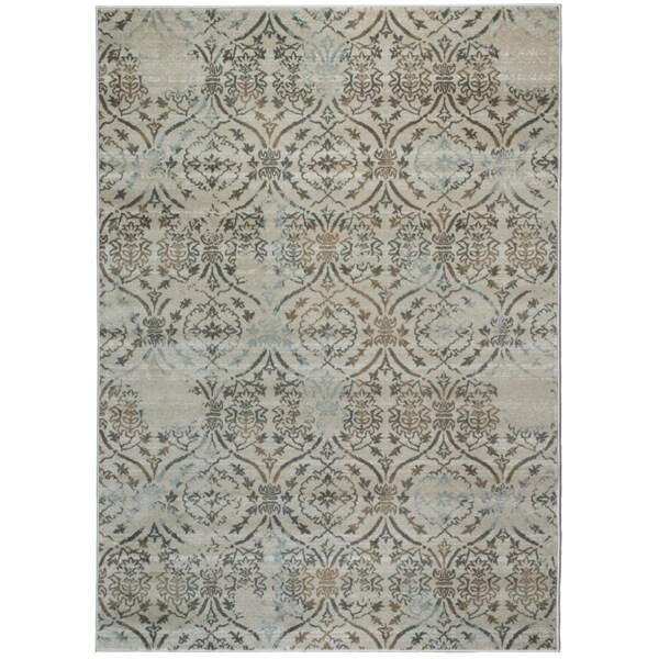 Auric 3746-1010-BEIGE Pisa Area Rug - Beige - 3 ft.3 x 4 ft.11 - AU3180516