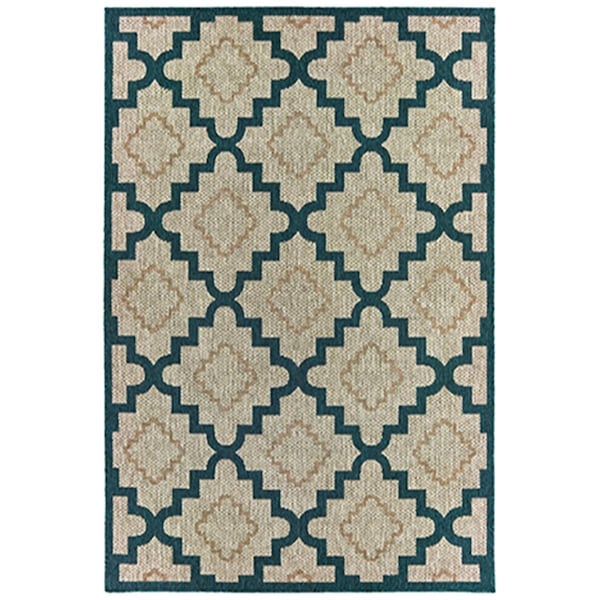 Oriental Weavers 7 ft. 10 in. x 10 ft. Latitude Rectangle Rug Grey - L804I3240305ST