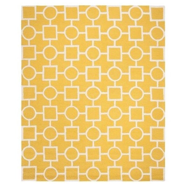 Safavieh Cambridge Medium Rectangle Area RugGold & Ivory 5 x 8 ft. - CAM143Q-5