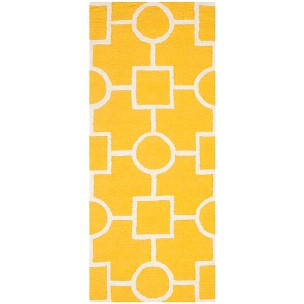 Safavieh Cambridge Medium Rectangle Area RugGold & Ivory 5 x 8 ft. - CAM143Q-5