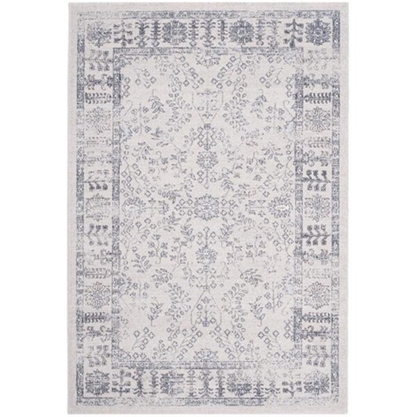 Safavieh Carmel Power Loomed Rectangle Rug- Beige - Blue- 4 x 6 ft. - CAR275A-4