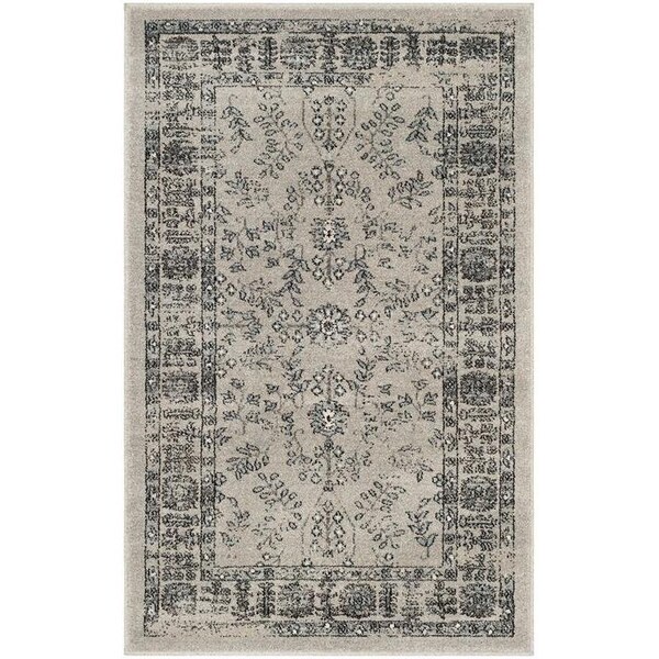 Safavieh Carmel Power Loomed Rectangle Rug- Beige - Blue- 4 x 6 ft. - CAR275A-4
