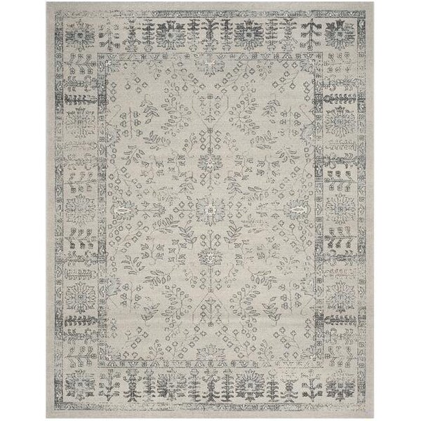 Safavieh Carmel Power Loomed Rectangle Rug- Beige - Blue- 4 x 6 ft. - CAR275A-4