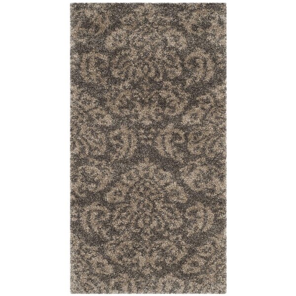 Safavieh Shag Accent Area Rug, Smoke and Beige - 2 ft.-3 in. x 4 ft. - SG460-7913-24