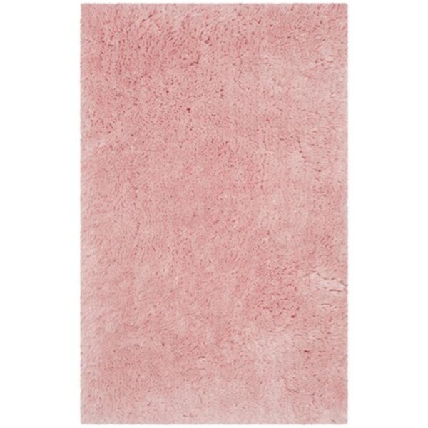 Safavieh Arctic Shag Hand Tufted Small Rectangle Rug- Pink- 3 x 5 ft. - SG270P-3