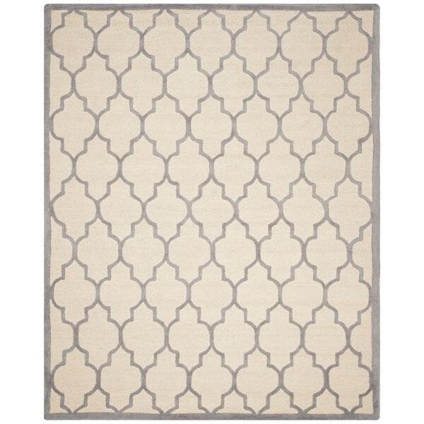 Safavieh Cambridge Hand Tufted Accent RugIvory & Silver 2 ft.-6 in. x 4 ft. - CAM134Y-24
