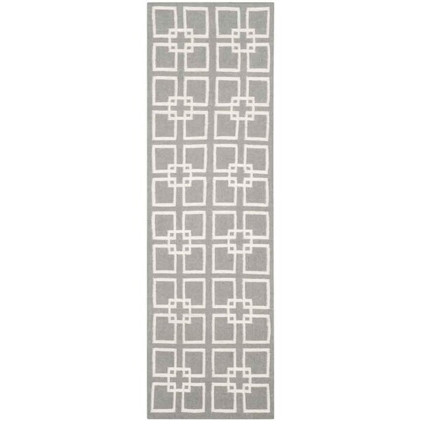 Safavieh Martha Stewart Runner Flat Weave Rug, Cement Gray - 2 ft.-3 in. x 7 ft. - MSR1151C-27