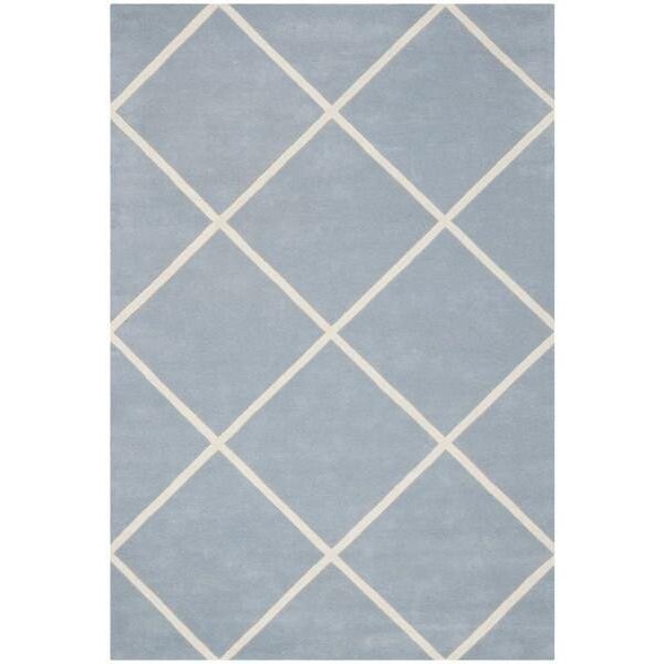 Safavieh Chatham Hand Tufted Accent Rug- Blue - Ivory- 2 x 3 ft. - CHT720B-2