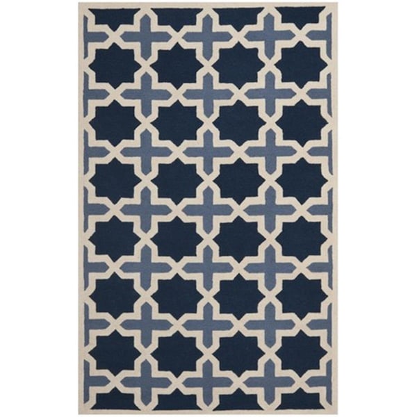 Safavieh Cambridge Hand Tufted Runner Rug- Light Blue - Ivory- 2 ft. 6 in. x 12 ft. - CAM127A-212
