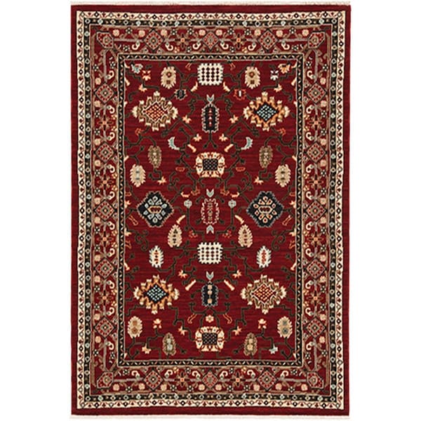 Oriental Weavers 2 ft. 6 in. x 12 ft. Lilihan Machine Woven Runner RugRed - L043S6078370ST