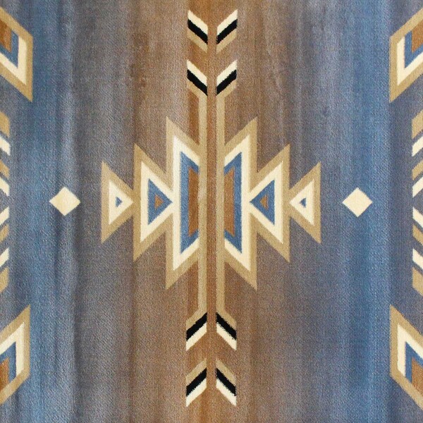 Flash Furniture Blue 4 x 5 Southwestern Style Patterned Area Rug - OKR-RG1113-45-BL-GG