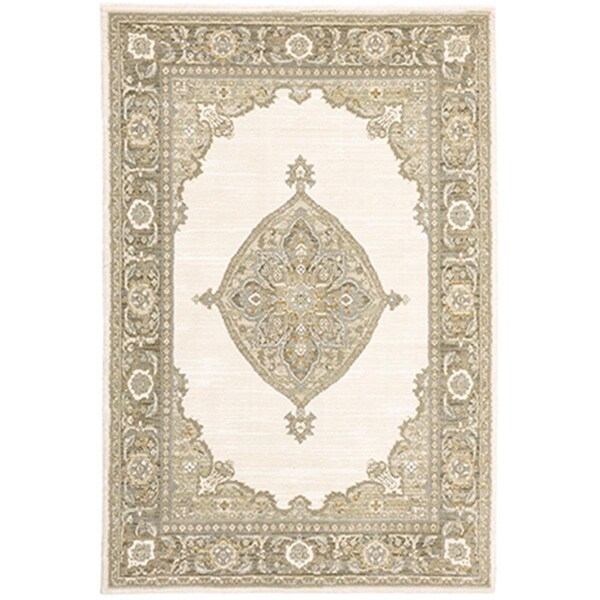 Oriental Weavers 5 ft. 3 in. x 7 ft. 3 in. Andorra Rectangle Rug Beige - A7939D160230ST