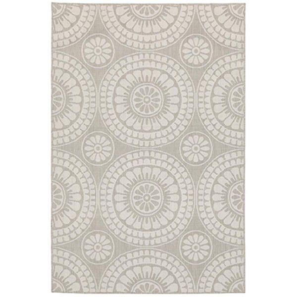 Oriental Weavers 3 ft. 3 in. x 5 ft. Machine Woven Rectangle Rug Grey - P1832H100152ST