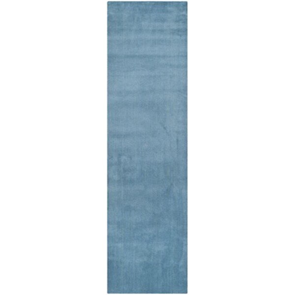 Safavieh Himalaya Hand Loomed Runner Rug- Blue- 2 ft. 3 in. x 14 ft. - HIM610D-214