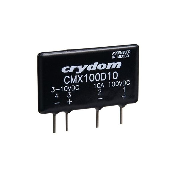 Relé Crydom SSR Montaje en PCB SIP 60Vdc/20A 3-10Vdc In - CMX60D20