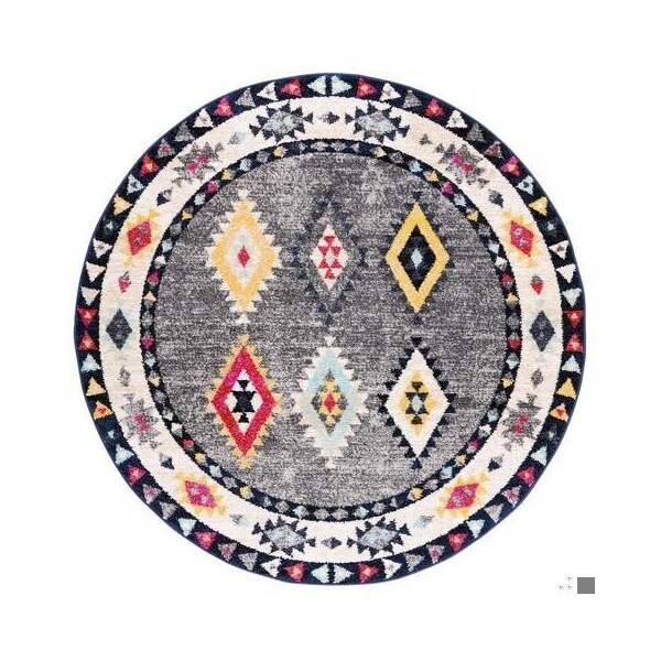 Safavieh Adirondack Global Rectangular Area RugGrey & Ivory 3 x 5 ft. - ADR270F-3