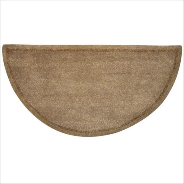 Uniflame Uniflame R-1000 BEIGE HAND-TUFTED 100% WOOL HEARTH RUG - R-1000