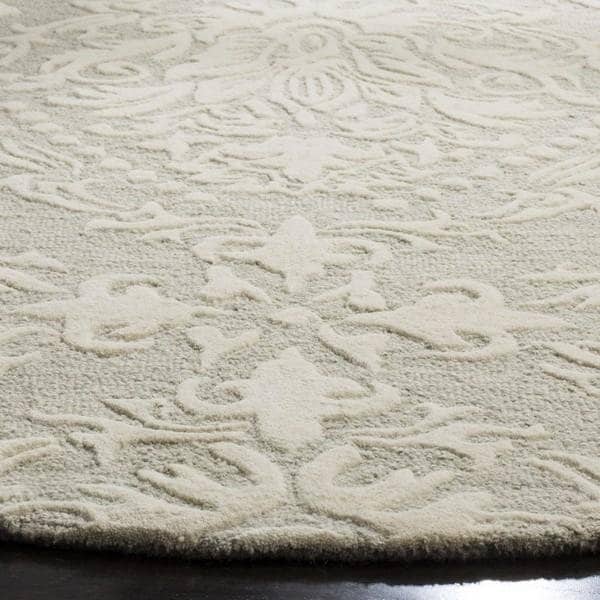 Safavieh Blossom Hand Tufted Rectangle Rug, Sage and Ivory - 4 x 6 ft. - BLM107C-4