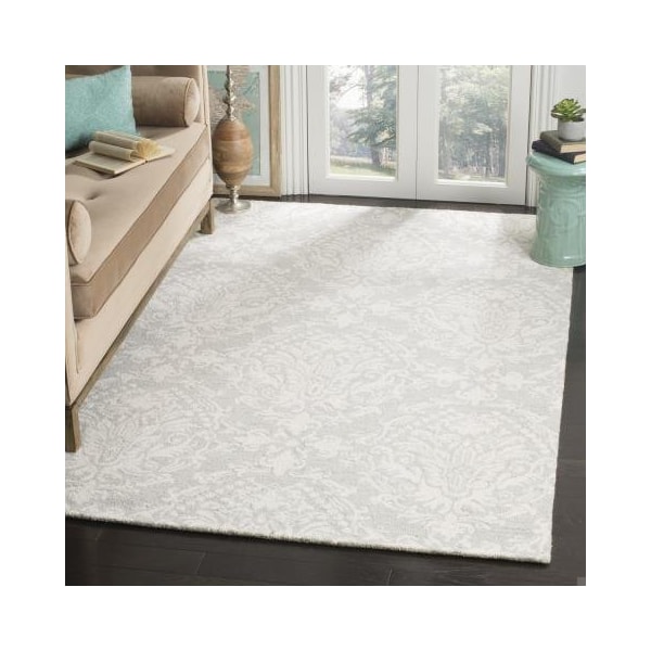 Safavieh Blossom Hand Tufted Rectangle Rug, Sage and Ivory - 4 x 6 ft. - BLM107C-4