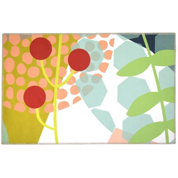 Perspectiva 22 x 34 in. Swizzle Indoor Area Rug - PE2586449