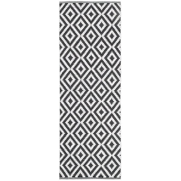 Safavieh Montauk Runner Rug, Black and Ivory - 2 ft.-3 in. x 7 ft. - MTK613A-27
