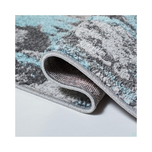 Safavieh Rectangular Adirondack Contemporary Area Rug, Turquoise & Grey - 4 x 6 ft. - ADR134K-4