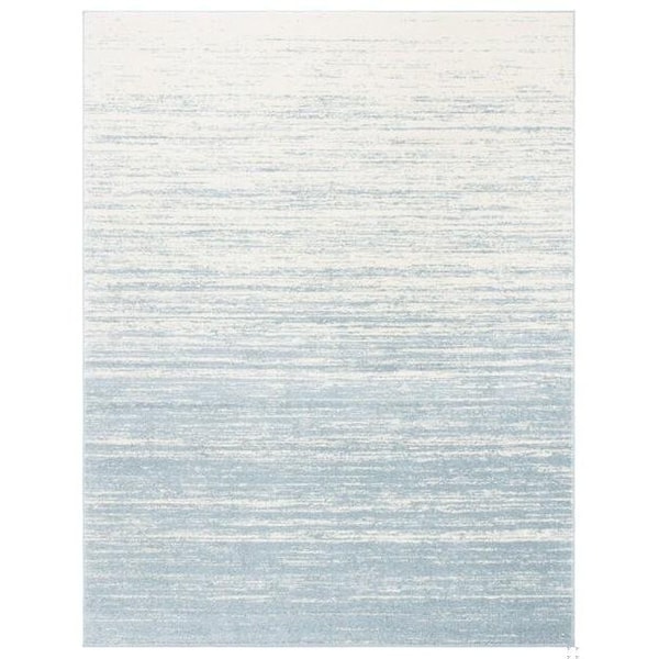 Safavieh 6 x 6 ft. Adirondack Power Loomed Round Area RugSlate & Cream - ADR113T-6R