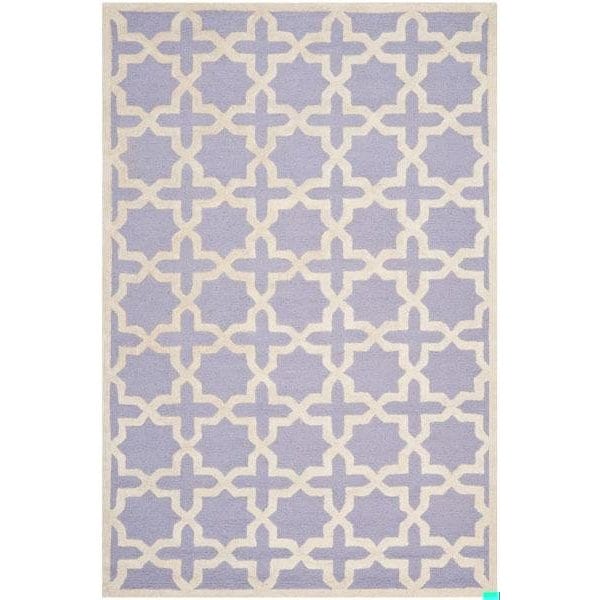 Safavieh Cambridge Hand Tufted Runner RugLavander & Ivory 2 ft.-6 in. x 10 ft. - CAM125C-210