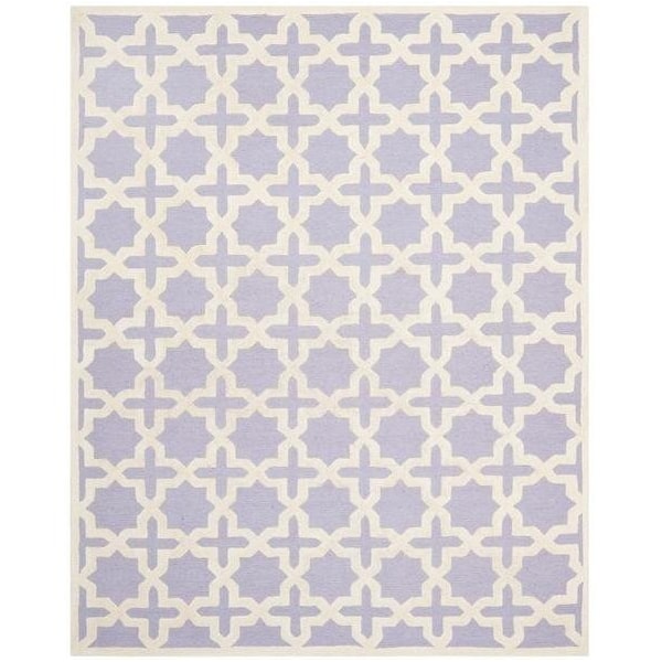 Safavieh Cambridge Hand Tufted Runner RugLavander & Ivory 2 ft.-6 in. x 10 ft. - CAM125C-210