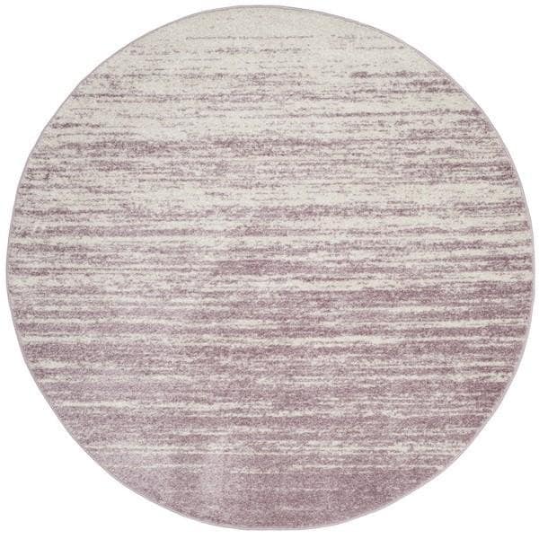 Safavieh 4 x 6 ft. Adirondack Power Loomed Small Rectangle Area RugCream & Purple - ADR113L-4