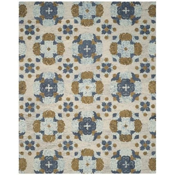 Safavieh Blossom Hand Tufted Runner Rug, Beige and Multicolor - 2 ft.-3 in. x 8 ft. - BLM403A-28