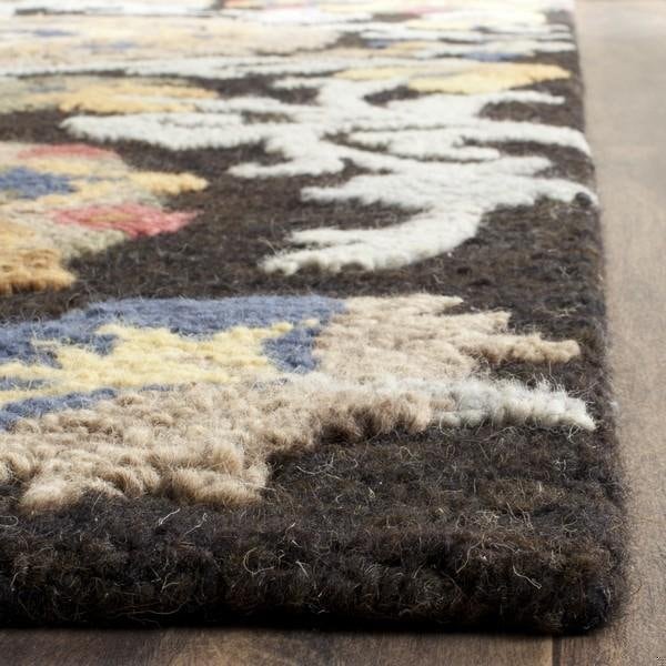Safavieh Blossom Hand Tufted Runner Rug, Charcoal and Multicolor - 2 ft.-3 in. x 6 ft. - BLM401A-26
