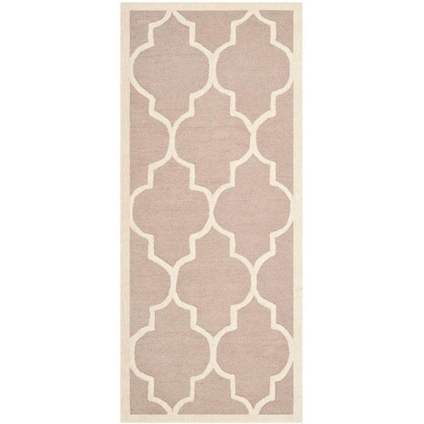 Safavieh Cambridge Hand Tufted Rectangle Rug- Beige - Ivory- 2 x 3 ft. - CAM134J-2