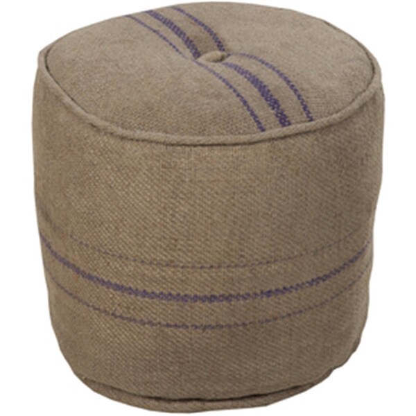 Templeton Rug  Round Plum and Tan Area Rugs 18 x 18 x 17 in. - TE1430191