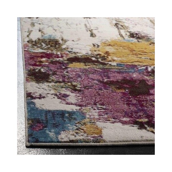 Safavieh 4 x 6 ft. Aria Rectangle Power-Loomed Rug Cream & Olive - ARA167A-4
