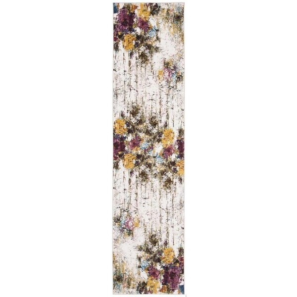Safavieh 4 x 6 ft. Aria Rectangle Power-Loomed Rug Cream & Olive - ARA167A-4