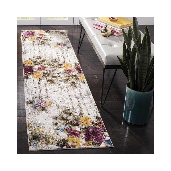 Safavieh 4 x 6 ft. Aria Rectangle Power-Loomed Rug Cream & Olive - ARA167A-4