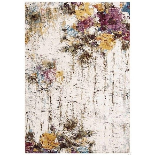 Safavieh 4 x 6 ft. Aria Rectangle Power-Loomed Rug Cream & Olive - ARA167A-4