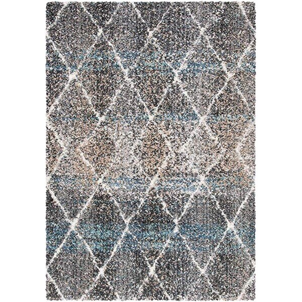 Safavieh 2 ft.2 in. x 8 ft. Canyon Shag 500 Runner Rug Grey & Ivory - CNY550F-28
