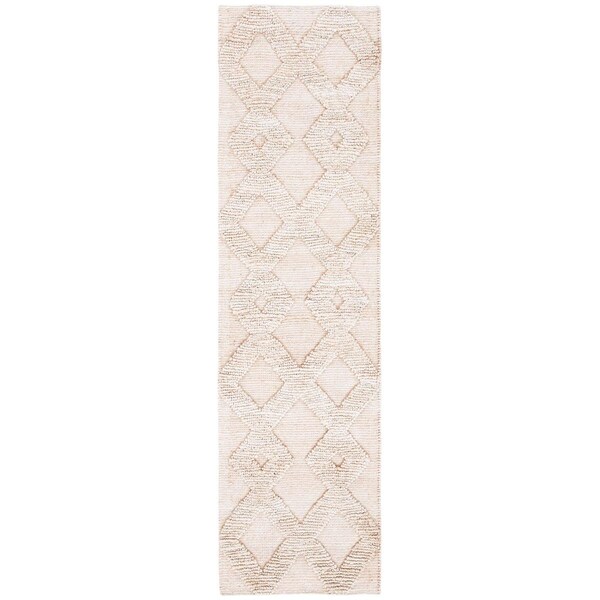 Safavieh 2 ft.3 in. x 8 ft. Natural Fiber Hand Woven Runner Rug Ivory - NF576A-28