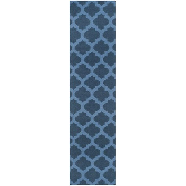 Safavieh Dhurries Hand Woven Flat Weave Runner Rug- Ink- 2 ft. 6 in. x 7 ft. - DHU623C-27