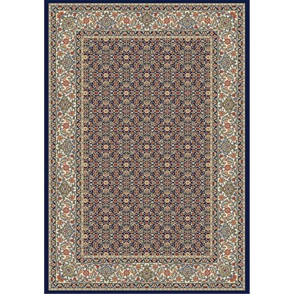 Dynamic Rugs Ancient Garden 2 ft. 2 in. x 11 in. 57011-3464 Rug - Navy - AN212570113464